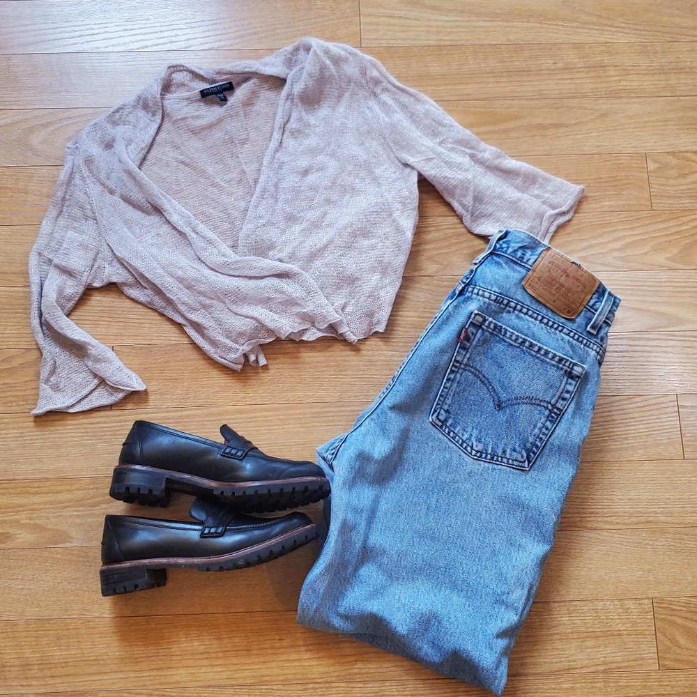 Eileen Fisher Linen Blend Cardigan